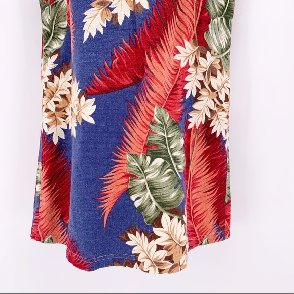 VINTAGE Wild Ginger Hawaiian Sleeveless Mini Dress Size Medium - Picture 3 of 6